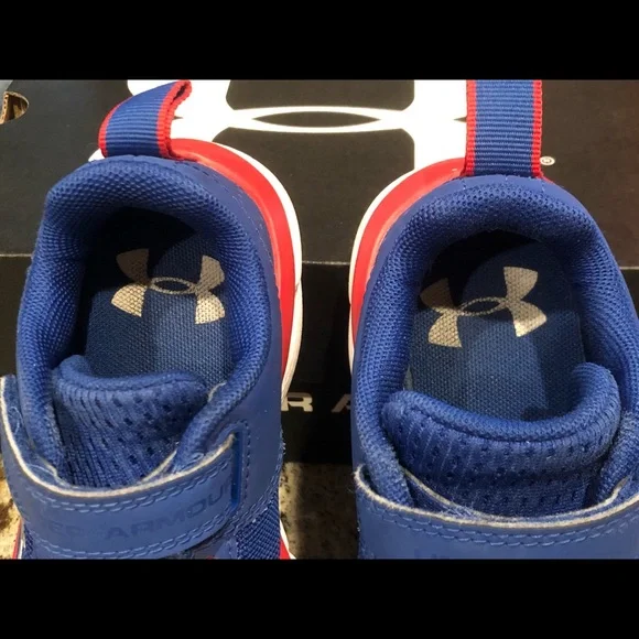 Under Armour Kids PS Assert 8 AC Size 11K Spider-man red/white/blue.